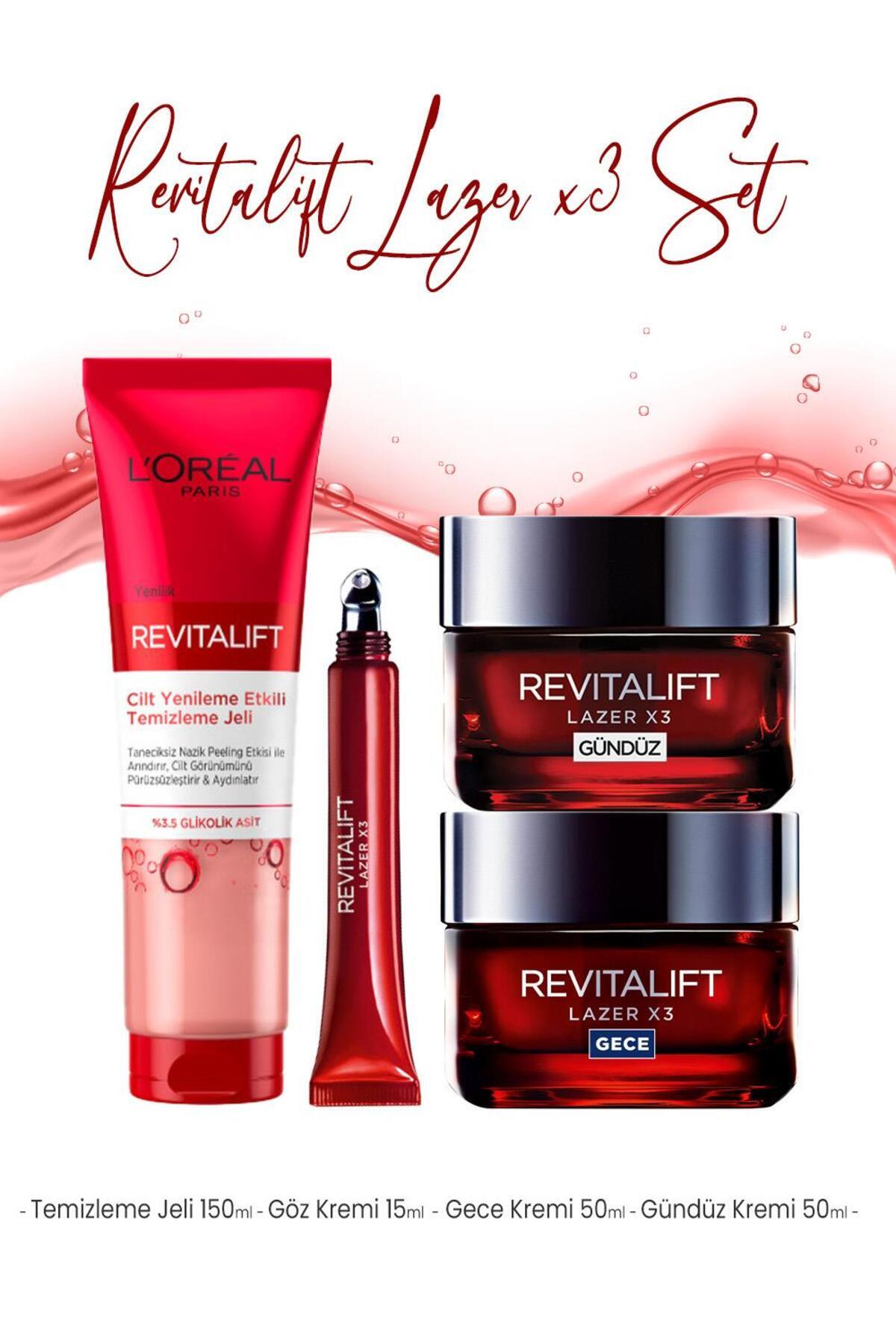 L'Oreal Paris Loreal Paris Revitalift Lazer Bakım Seti 3 - Fiyatı