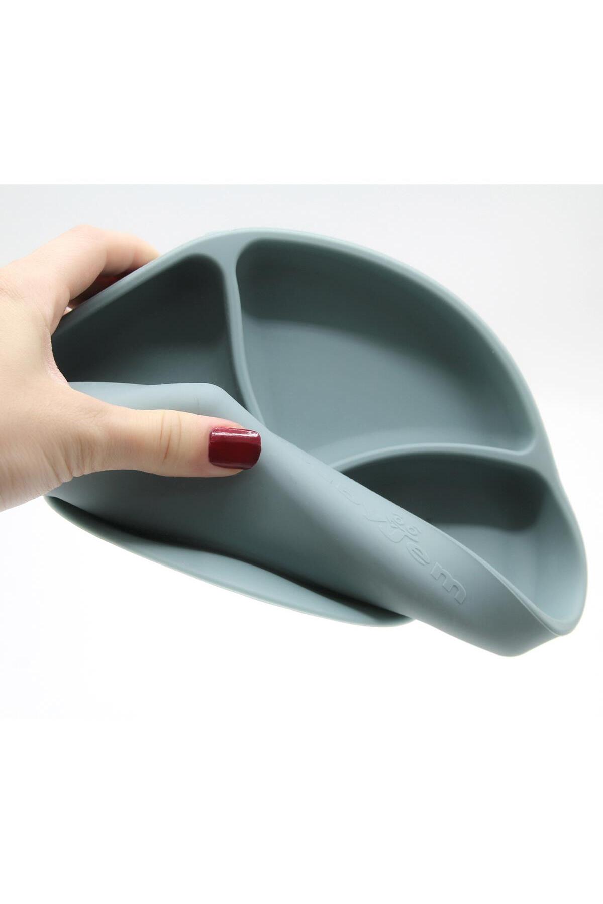 Babyjem Silikon Tabak - Kahverengi Standart fotoğrafı 6 (önizleme)