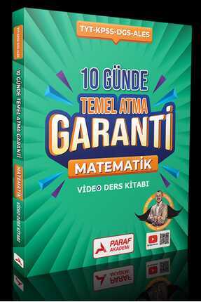 Paraf Yayınları Paraf Z Takım 2025 Tyt Matematik Bıyıklı Matematik 10 Günde T...