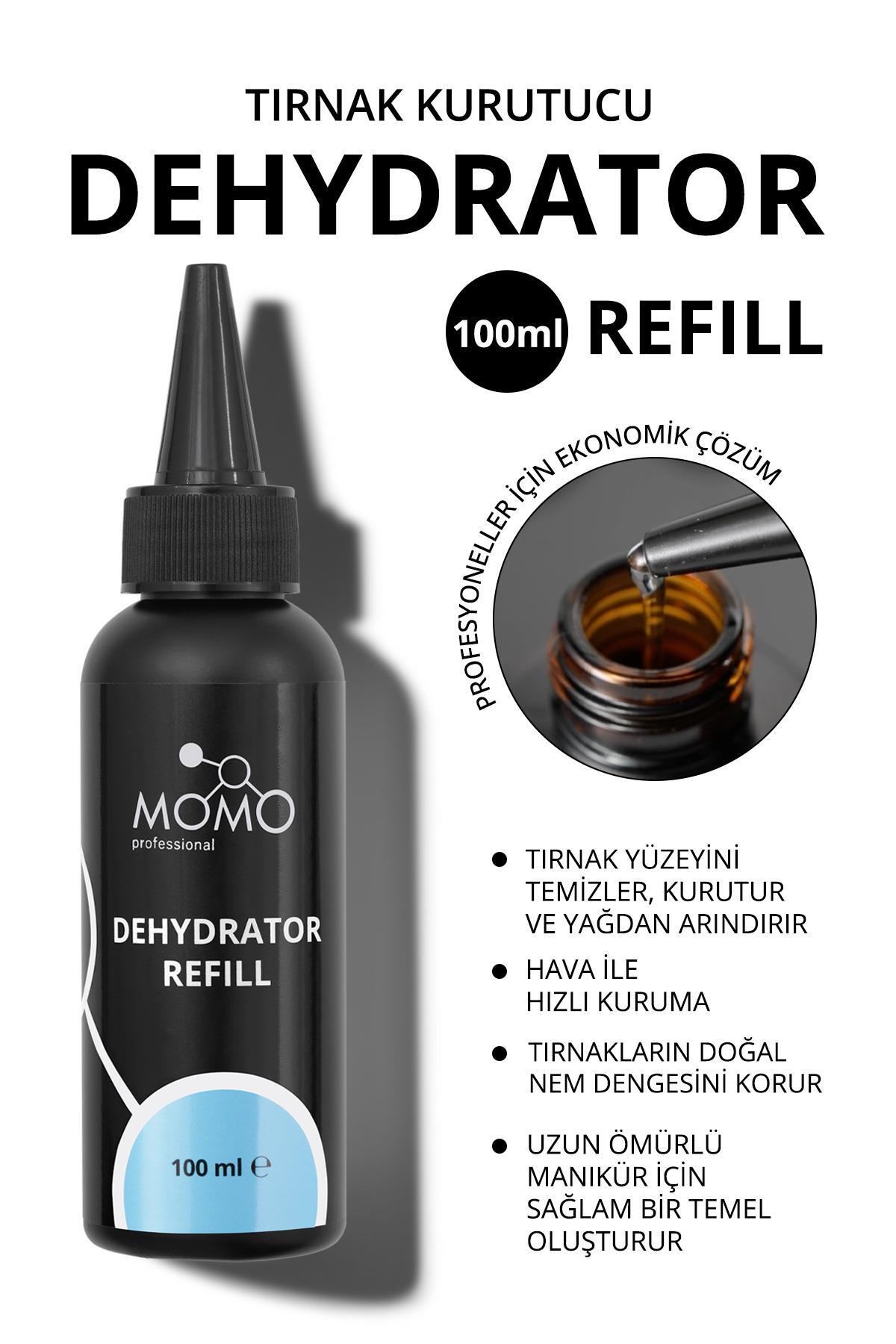MOMO professional 100 ml Dehydrator Yedek Dolum Şişesi, Refill, Tırnak Kurutucu — رنگارنگ 8900102J001S06RK00