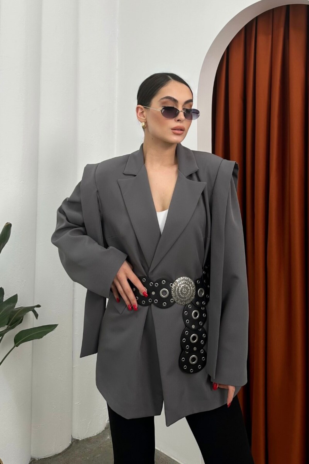 Women's Design String Jacket - Görsel 7