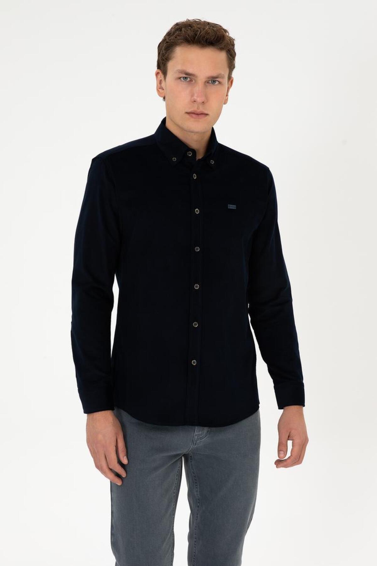 U.S Polo Assn. Erkek Dokuma Gömlek — رنگارنگ 2336910 — تصویر 2 از 4