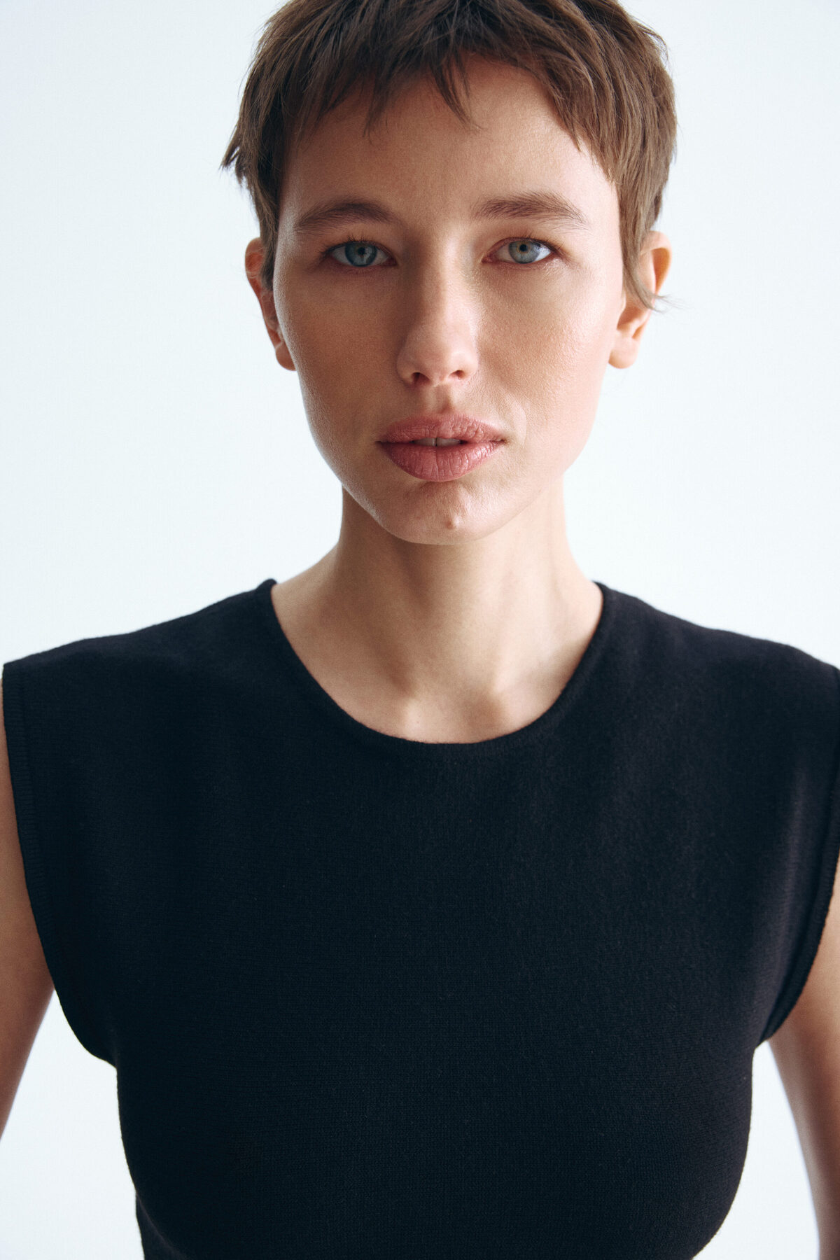 H&M Peplumlu Triko Üst görsel 3