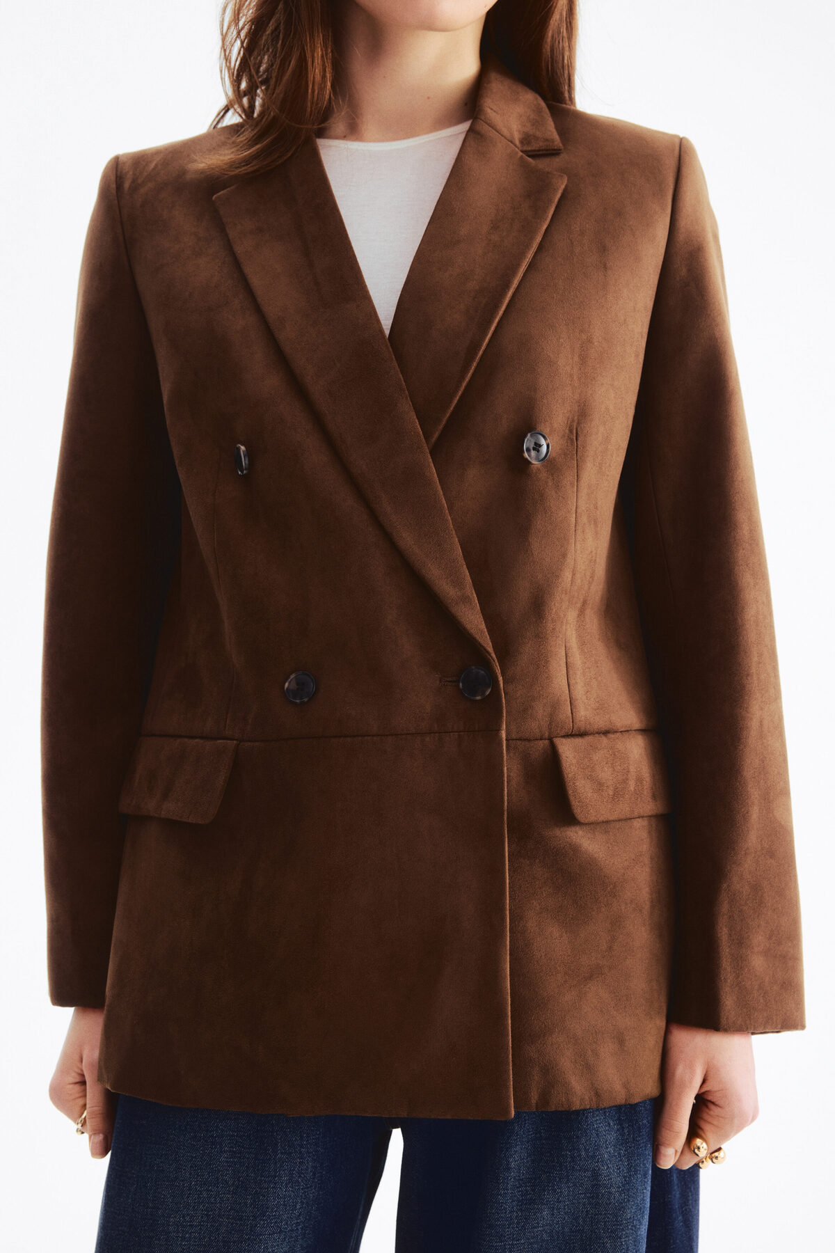 H&M Kruvaze Blazer görsel 2