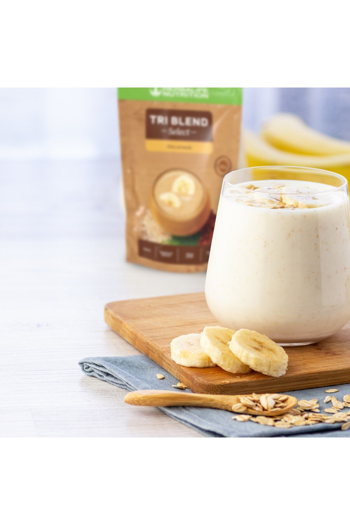 Herbalife Tri Blend Select Muz Aromalı Bitkisel Protein Tozu 600gr