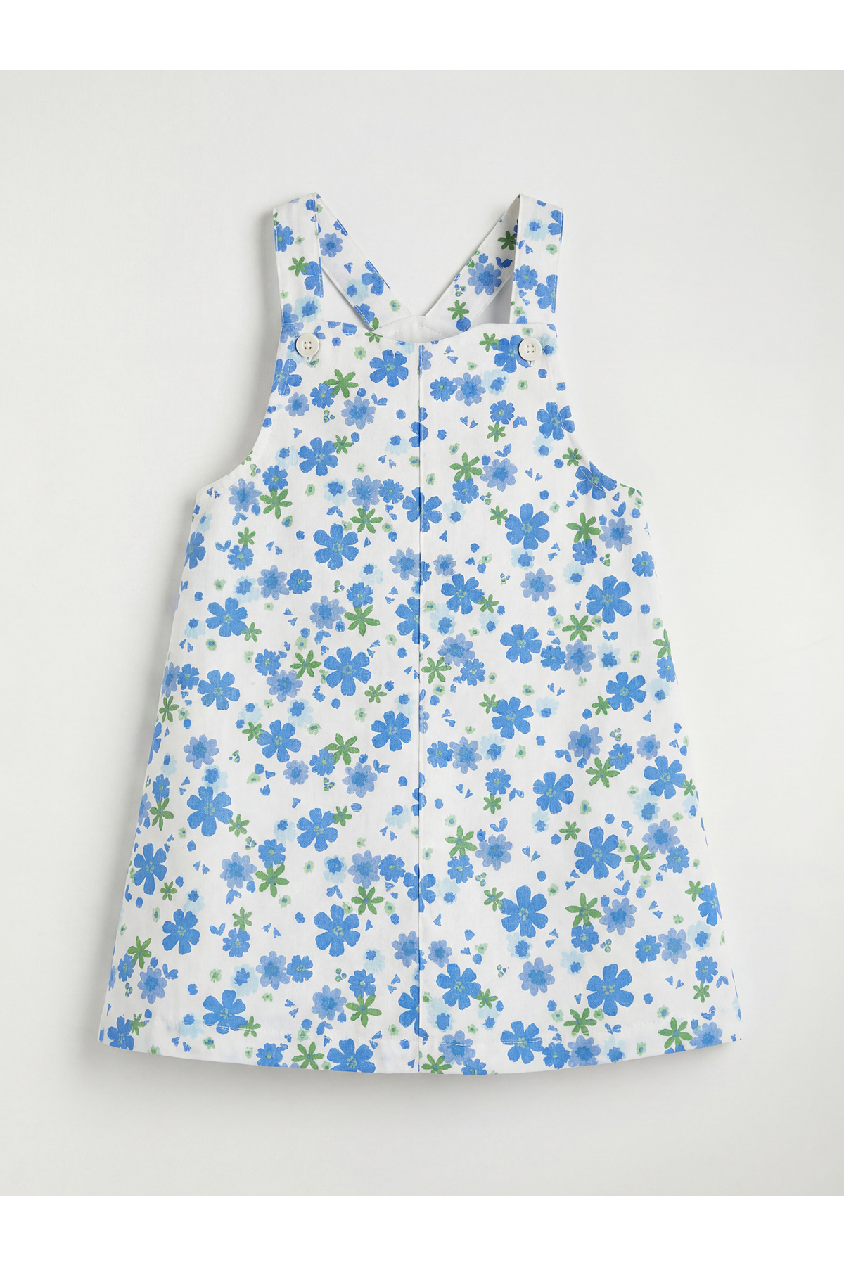 LC Waikiki LCW baby Ekru Bisiklet Yaka Çiçekli Kız Bebek Elbise Ve Tişört fotoğrafı 5 (önizleme)