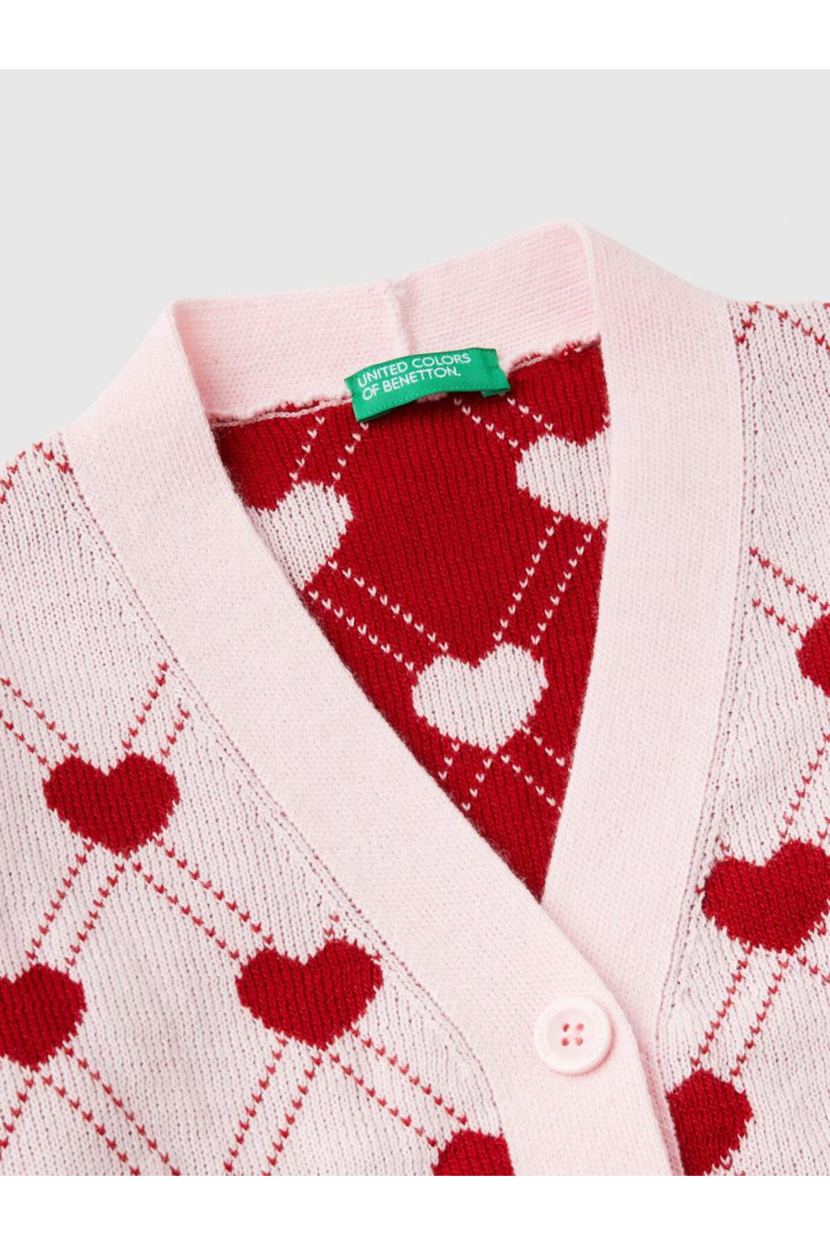 Benetton Kız Çocuk Hırka 1070Q601K fotoğrafı 2 (önizleme)