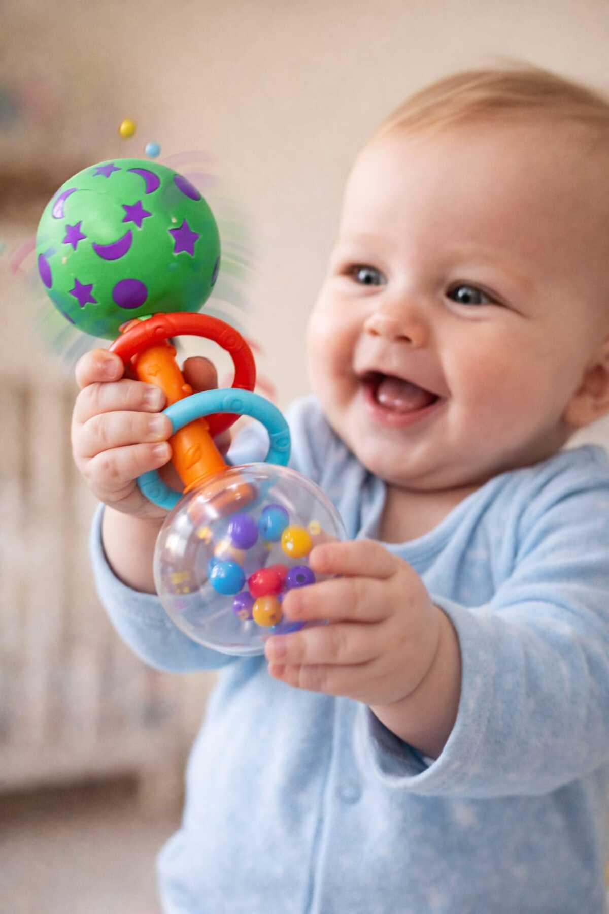 CKM silikon 3’lü Bebek Diş Kaşıyıcı Seti (Parmak + Tavşan + Galaksi Çıngırak) fotoğrafı 2 (önizleme)