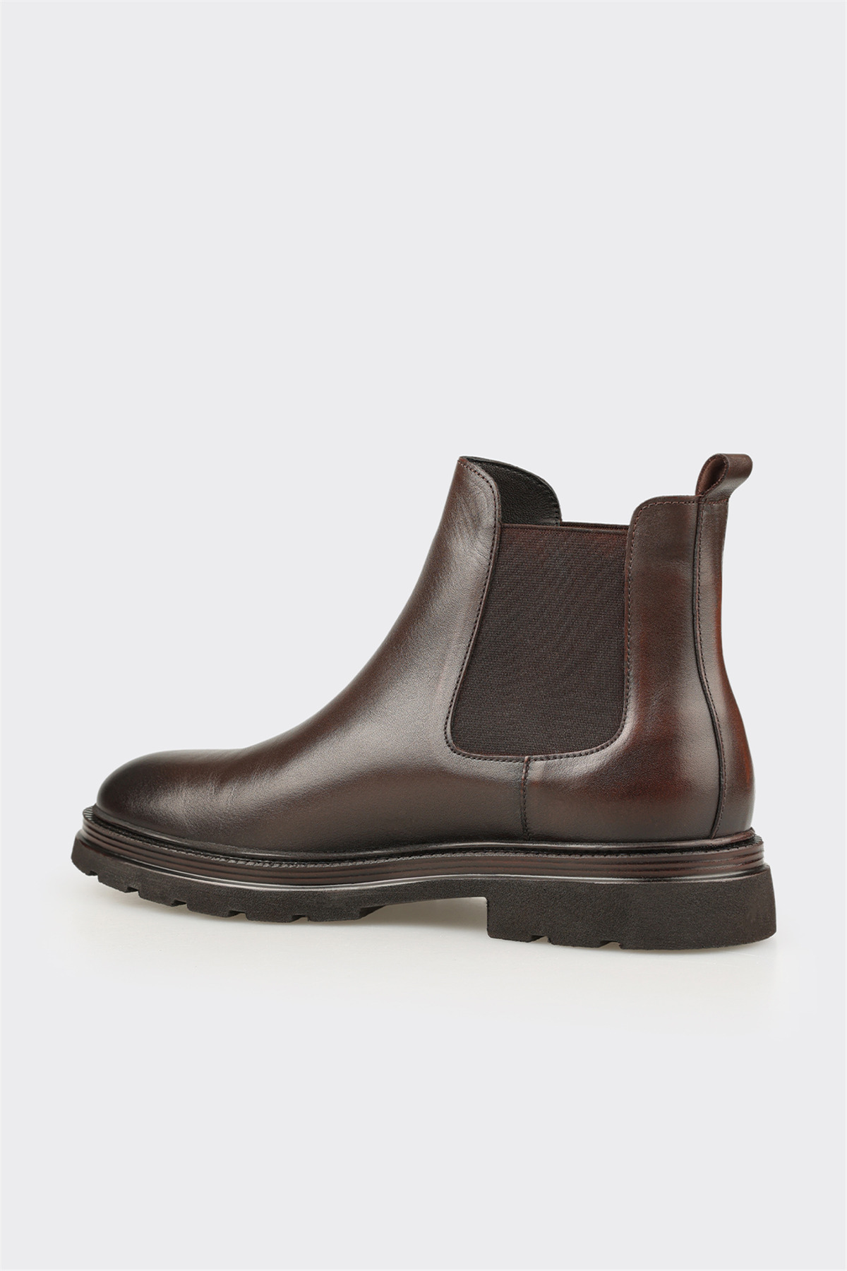 Elle Shoes Kahve Deri Erkek Günlük Bot görsel 3
