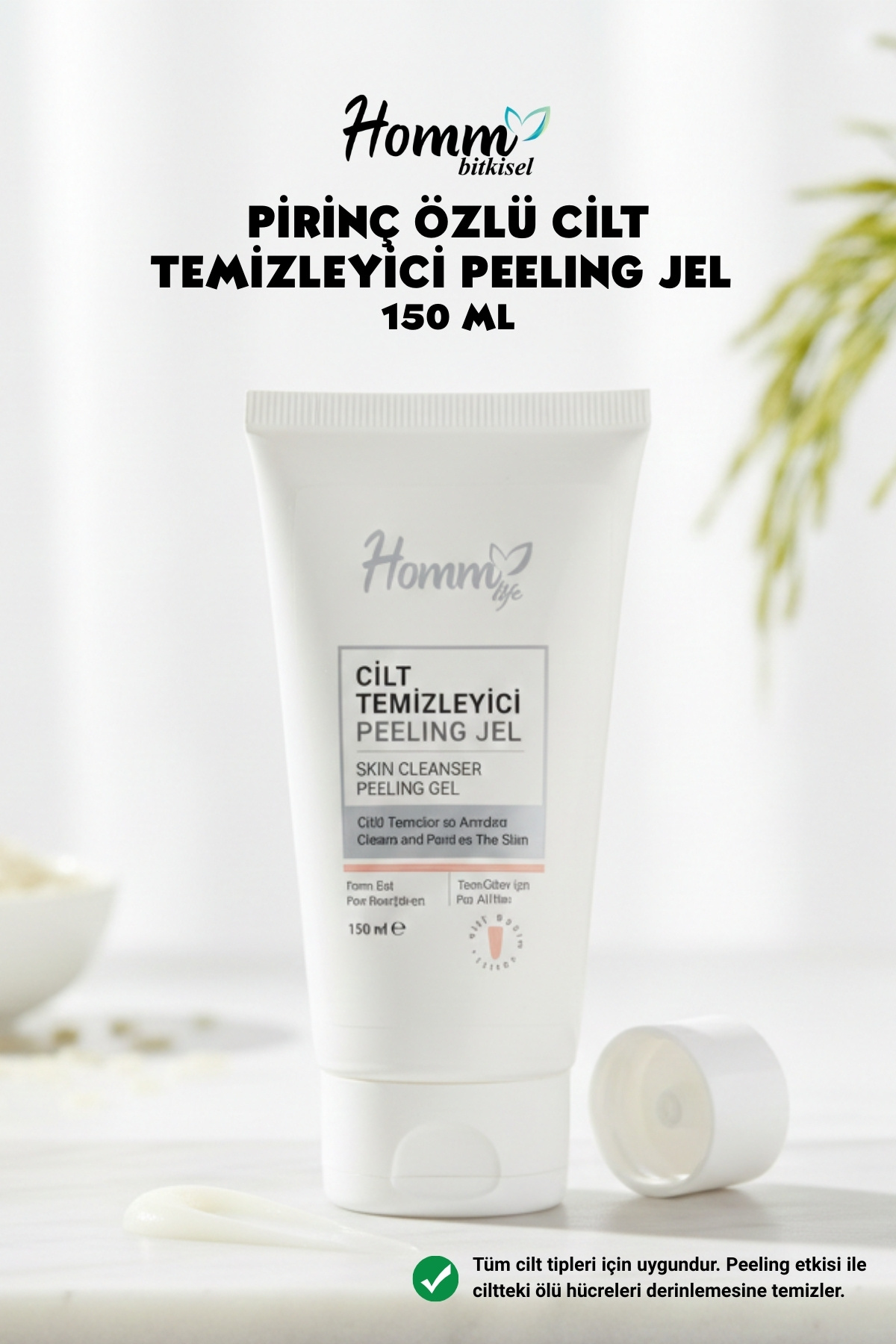 homm CİLT TEMİZLEYİZİ PEELİNG JEL 150 ML - Fiyatı, Yorumları