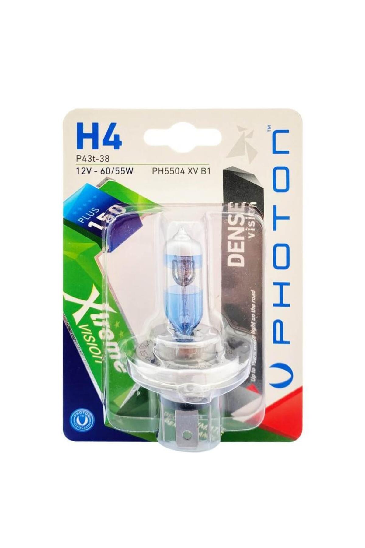 Photon H4 12V 60/55W EXTREME VISION + %150 FAZLA IŞIK (TEKLİ