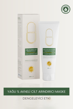 Maxos Yağlı ve Akneli Ciltlere Özel Arındırıcı Maske 100ml