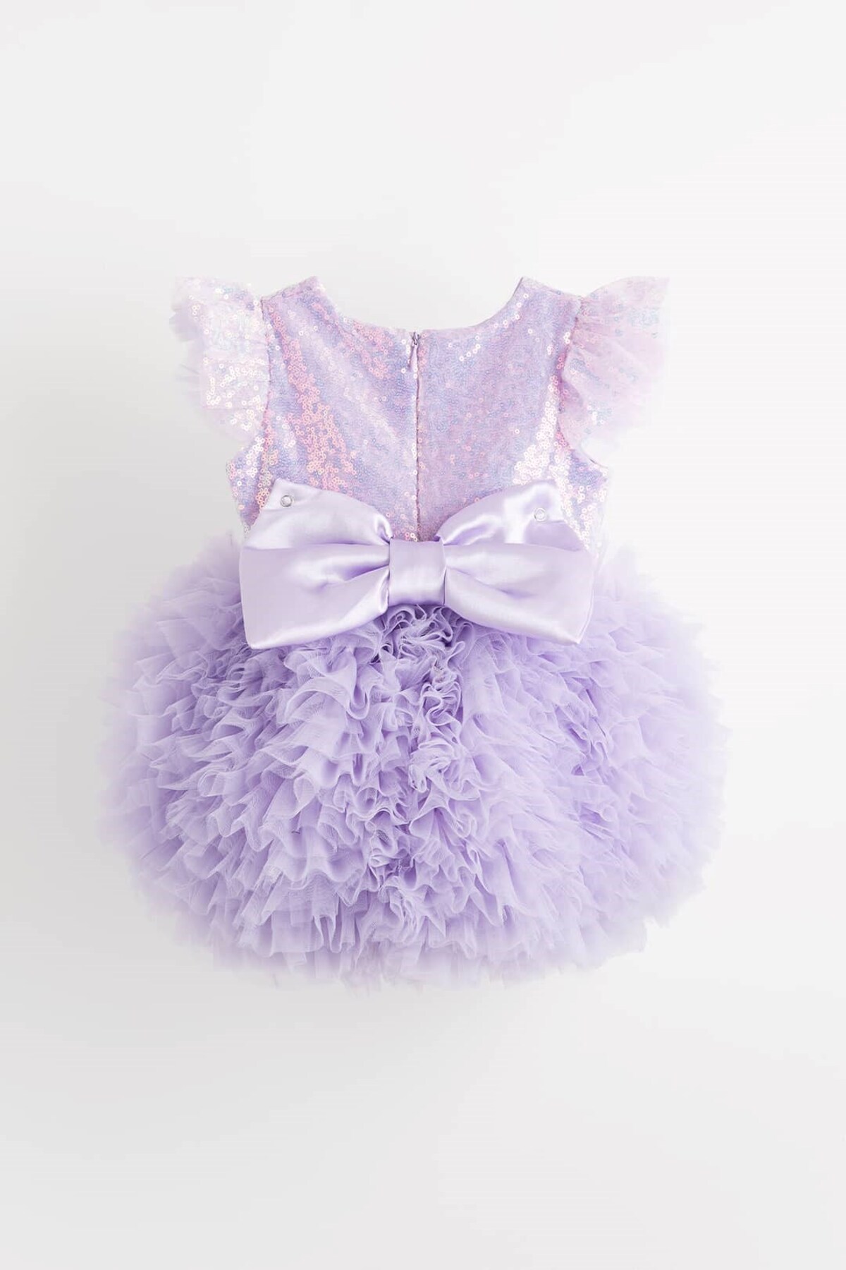 Banamio Luna Summer Kabarık Tüllü Tütülü Payetli Kız Çocuk Elbise fotoğrafı 2 (önizleme)