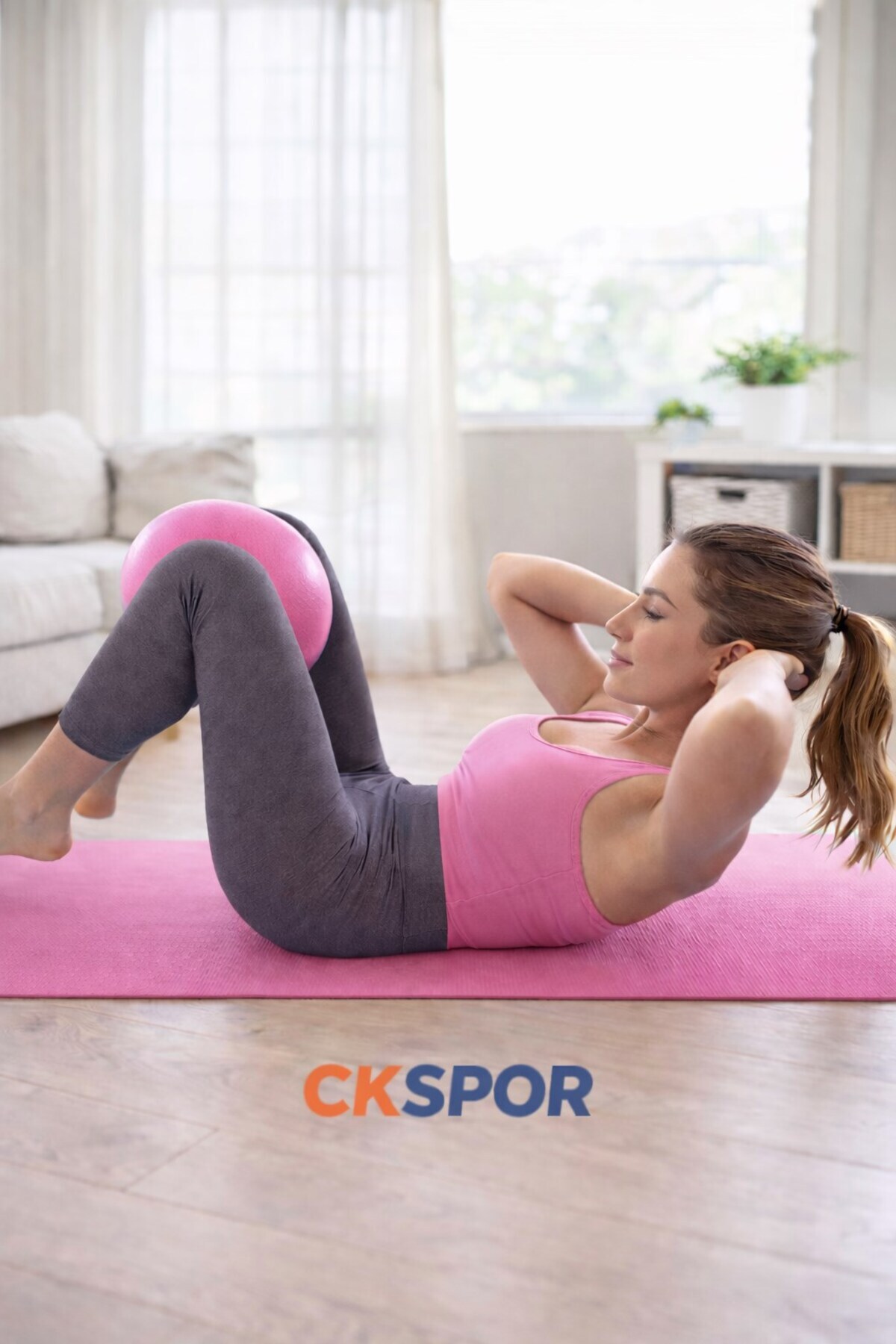 SLİPT 20 cm Mini Pilates Topu – Denge Karın ve Bacak Egzersizleri İçin