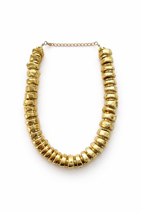 Angelovia Dokulu Gold Modern Kolye