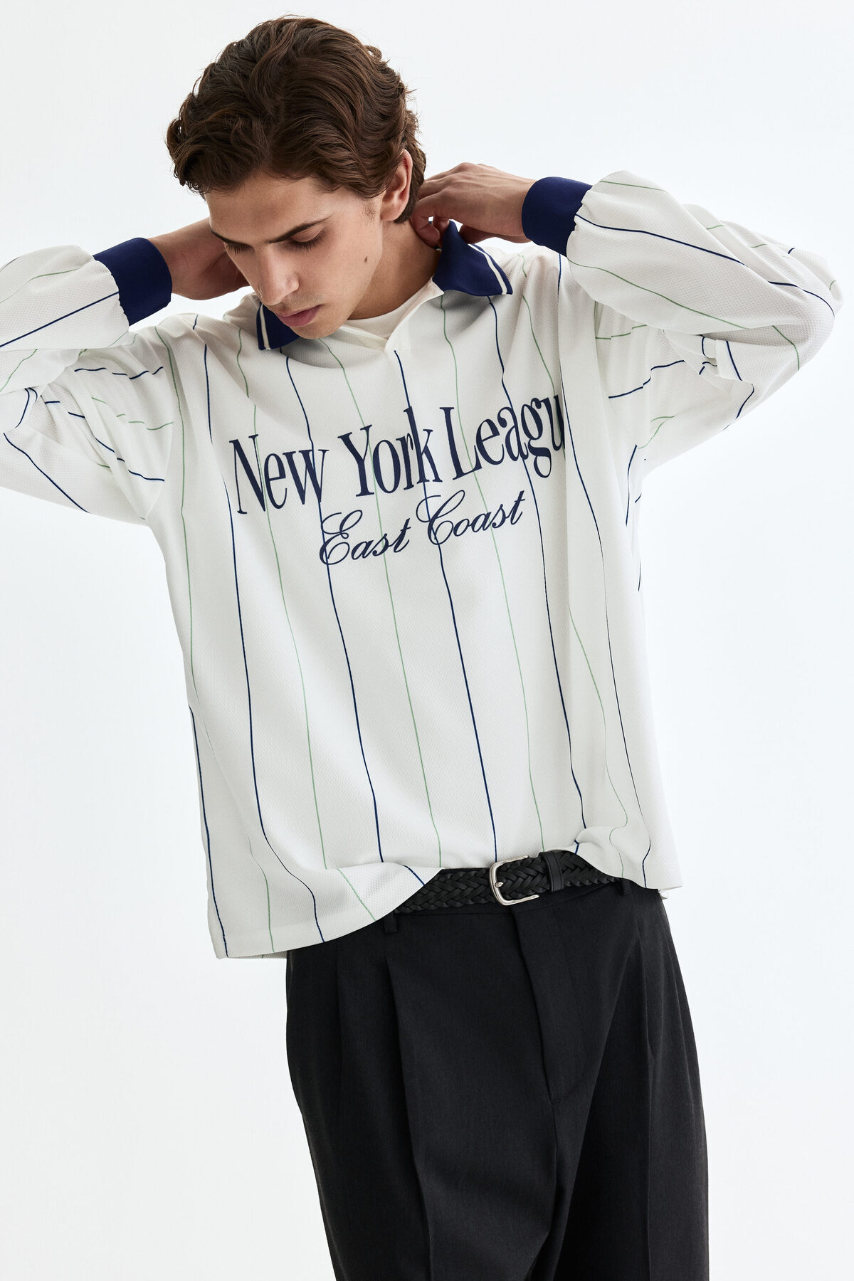 تی شرت فوتبال گشاد و راحت اچ اند ام پولوشرت H&M
