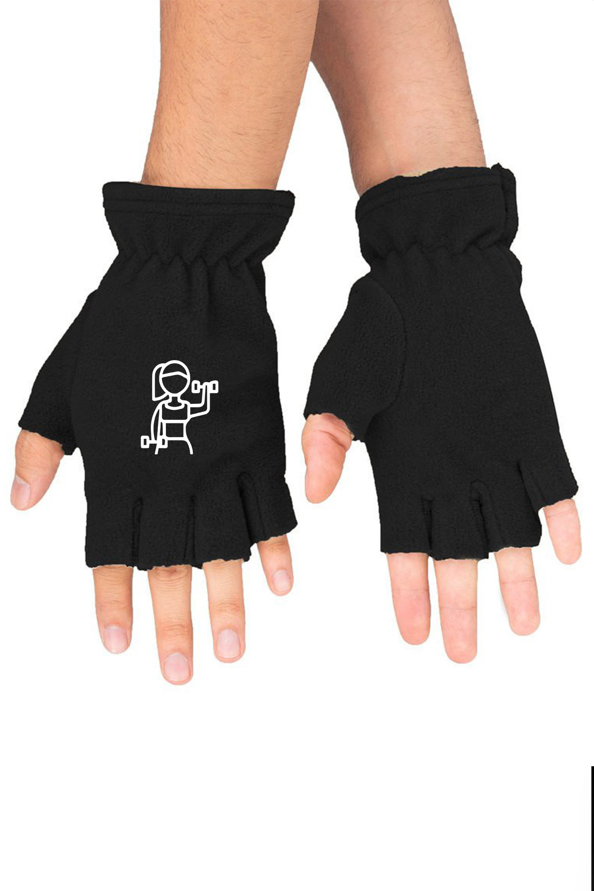 Omotasarım Fitness Unisex Polar Kesik Eldiven