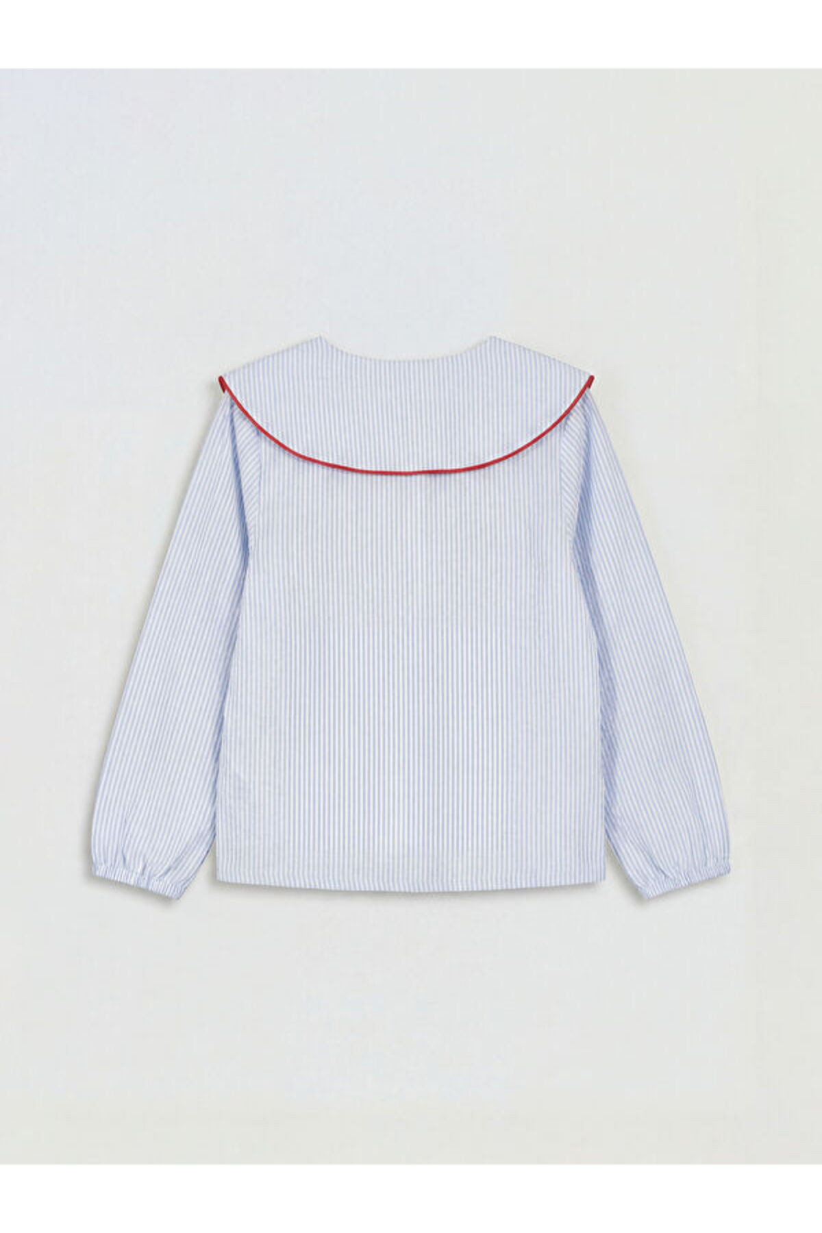 LC Waikiki RMZ GİYİM FARKIYLA Bebe Roba Yaka Nakışlı Kız Çocuk Gömlek fotoğrafı 3 (önizleme)