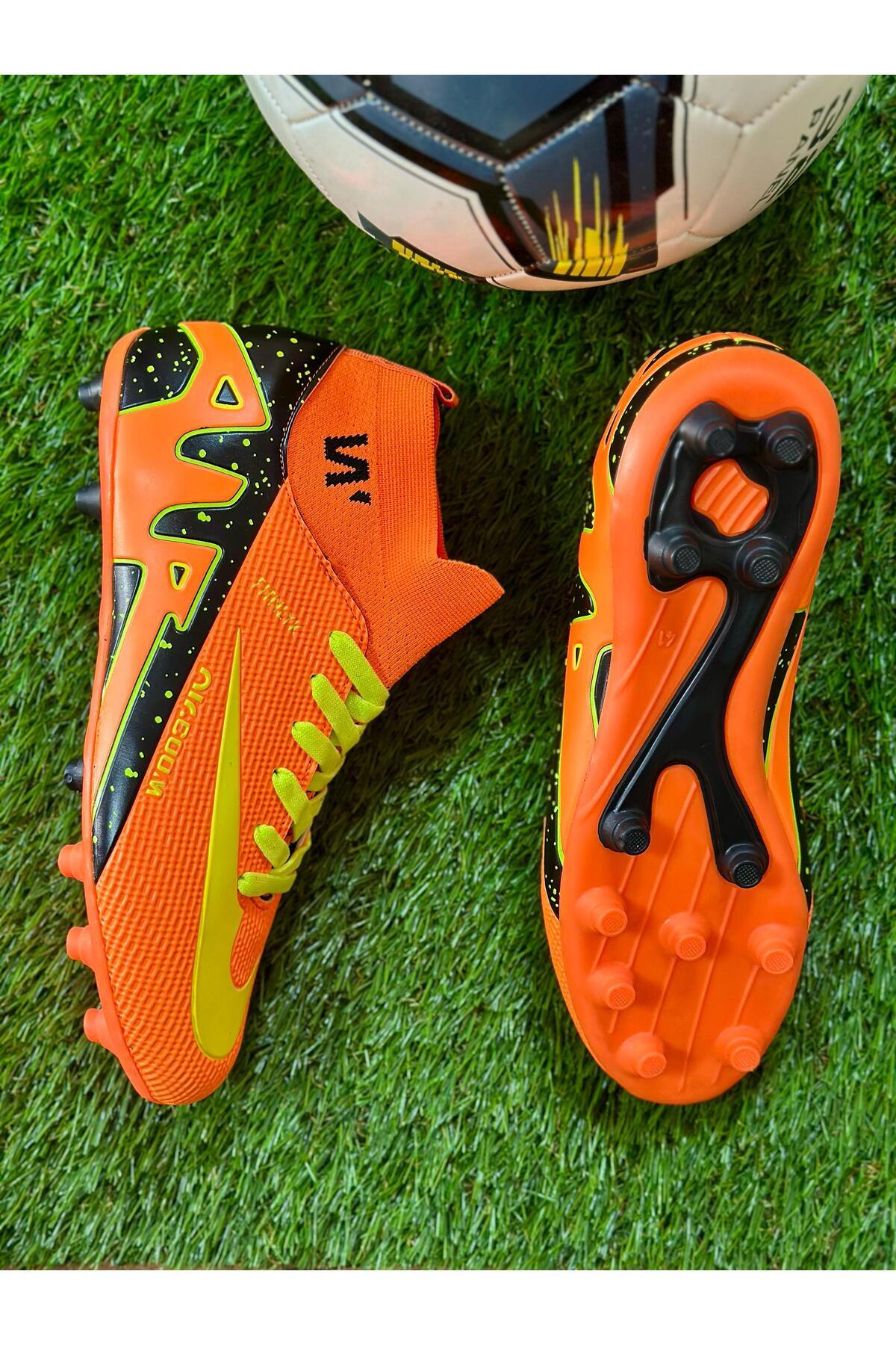 YUSUFSHOES UNİSEX ÇORAPLI ÇOCUK YETİŞKİN KRAMPON FUTBOL AYAKKABISI