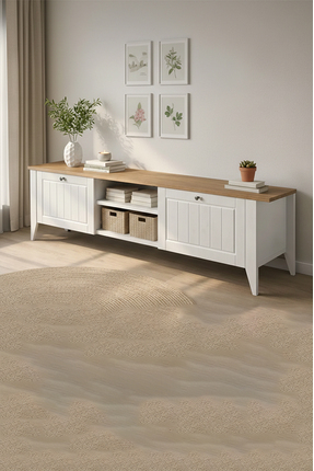 Home EUR081 Tv Ünitesi - Beyaz Sepet - 160 cm