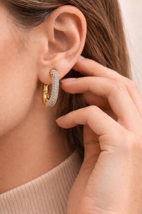 NESBAWORLD Roma Shine Taşlı Küpe