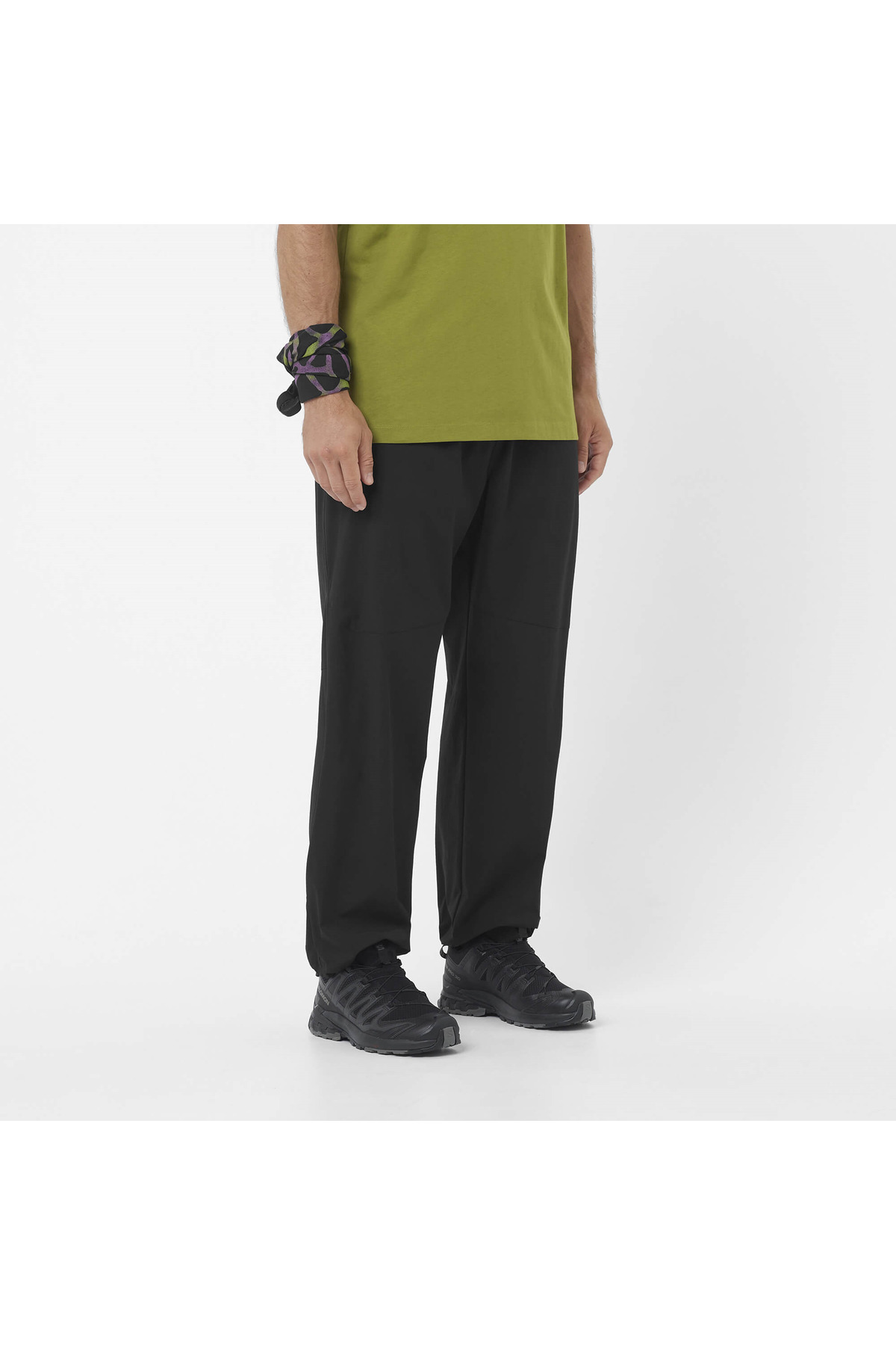 شلوار مردانه مخصوص فضای باز WAYFARER EASE 2.0 مشکی تیره LC2746500 سالومون شلوار اسپرت Salomon