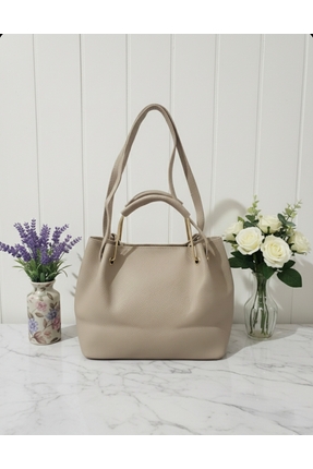 Tanbagtr TANBAG Bej Omuz ve El Çantası