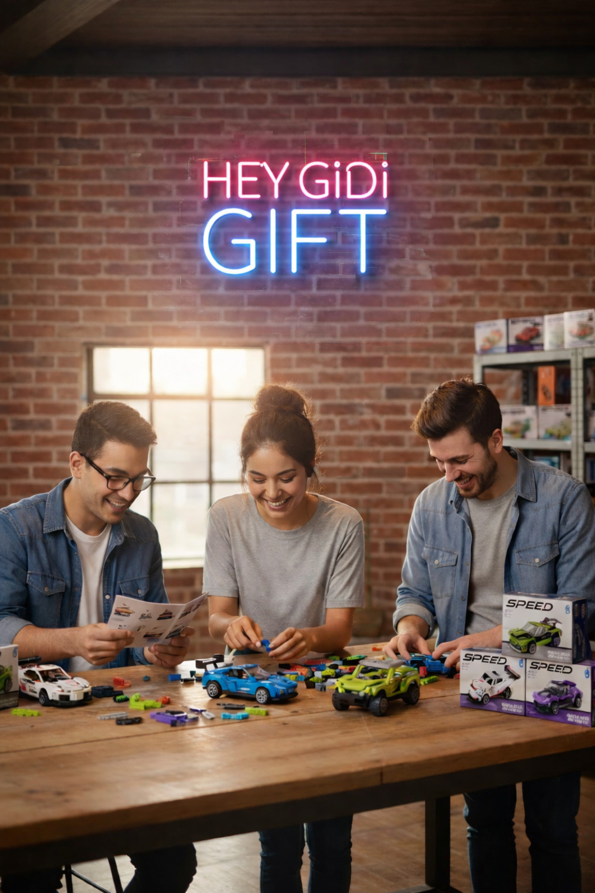 HEY GİDİ GİFT Bricks Mini Lego Araba Yapı Blok Seti - Araba Yapım Seti - Building Block Oyuncak Araba Seti fotoğrafı 2 (önizleme)