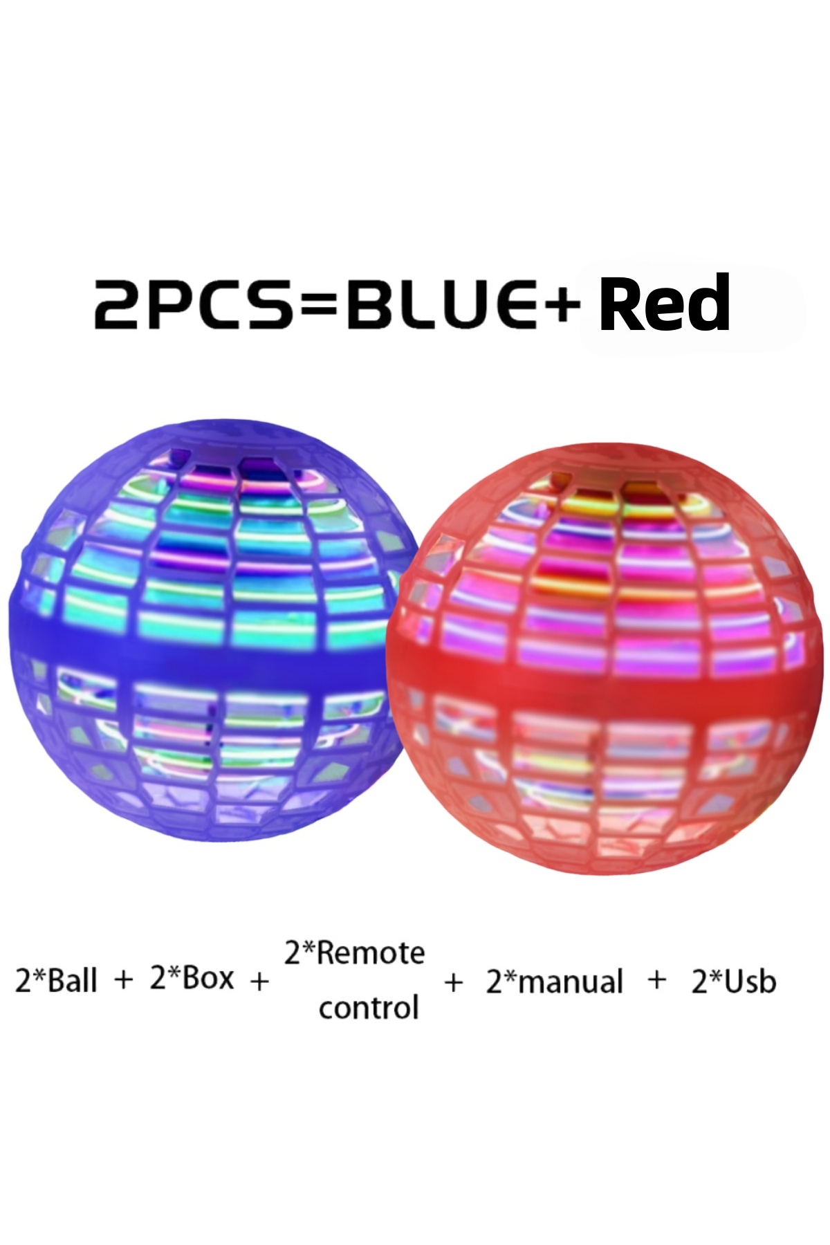 Blue and red volleyball, glowing cosmic ball with...