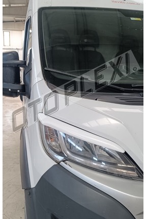 OTOPLEXİ Fiat Ducato Far Kaşı Far Çerçeve Takım Beyaz Plastik 2015-2023