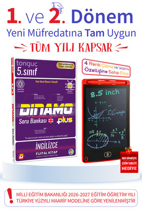 Tonguç Yayınları 5. Sınıf Dinamo İngilizce Soru Bankası | Yeni Nesil | Video ...
