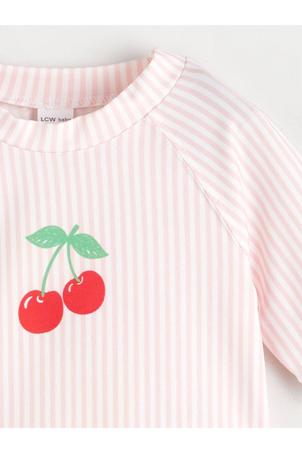 LC Waikiki Vizyon Yeni Sezon Kiraz Baskılı Kız Bebek Mayo fotoğrafı 3 (önizleme)