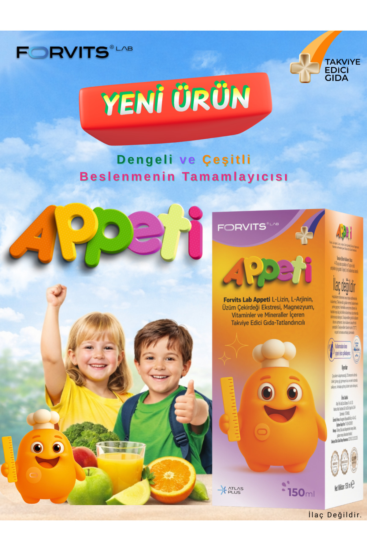 FORVİTS LAB Appeti - Fiyatı, Yorumları