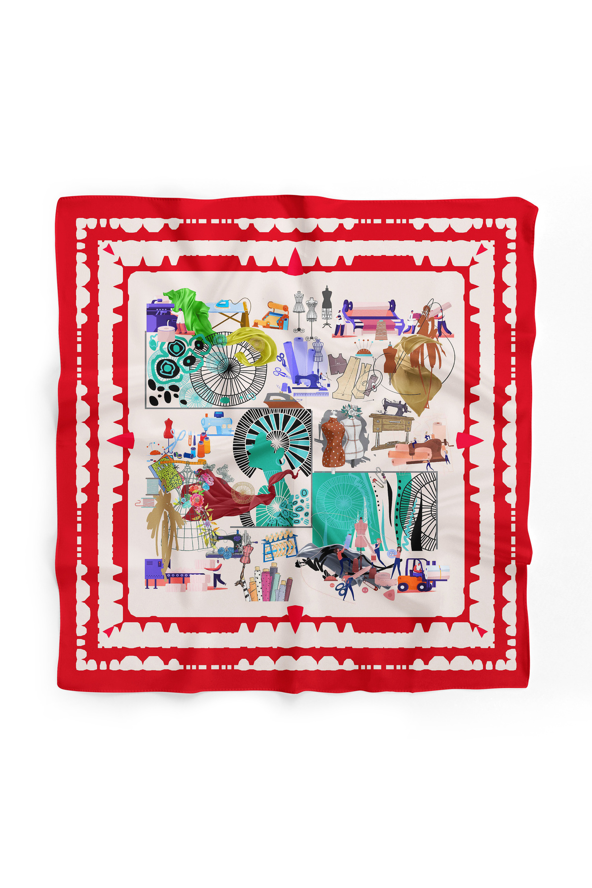 The Atelier Pattern Bandana/Scarf