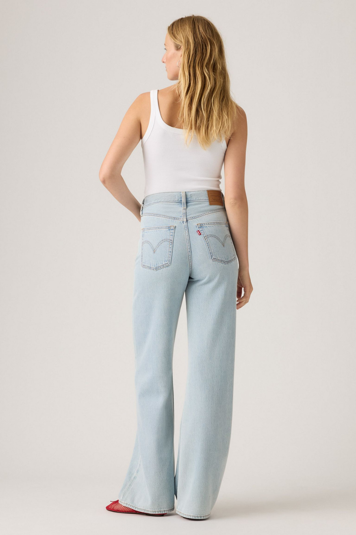 Levi's  Ribcage Wide Leg Tr Of Course Stone Kadın Jean - Görsel 3