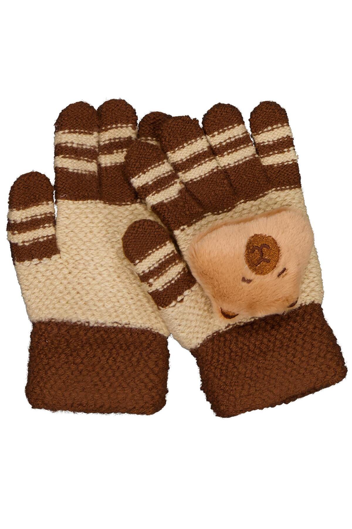 Kitti Erkek Çocuk 4-8 Yaş Örme Eldiven - Standart fotoğrafı 2 (önizleme)