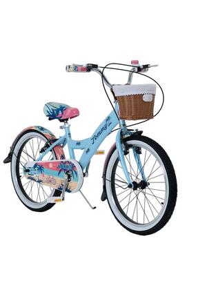 TommyBike 20 Jant Bisiklet Hawaii Hasır Sepetli, Deri Elcikli Çocuk Bisikleti...