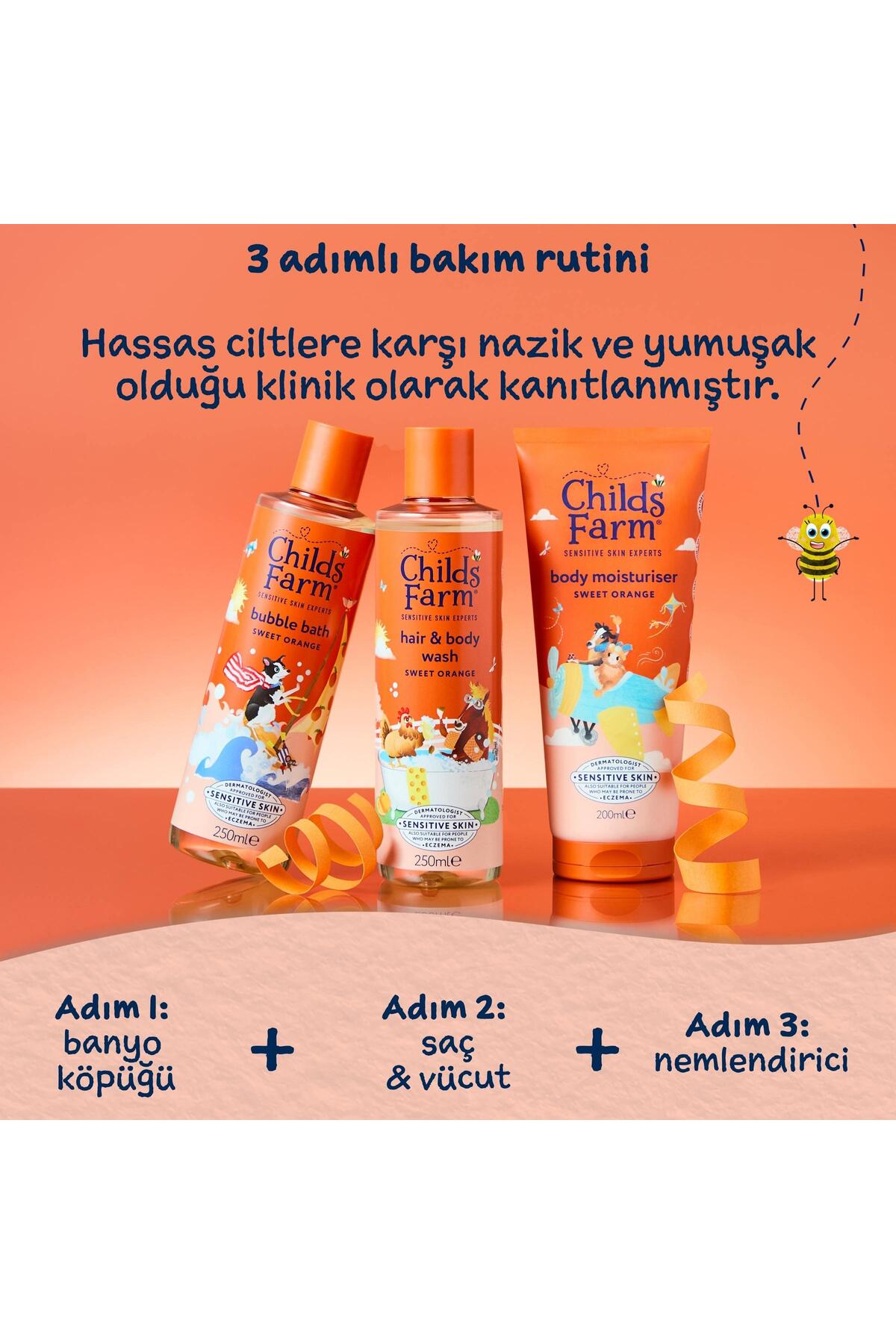 Childs Farm Tatlı Portakal Bebek Nemlendirici 200 ml fotoğrafı 6 (önizleme)