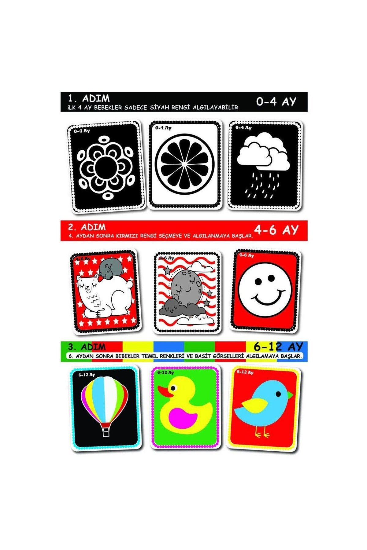 GrupVera 1369 Flash Cards Bebeğimin İlk Zeka Kartları -Dıytoy fotoğrafı 5 (önizleme)