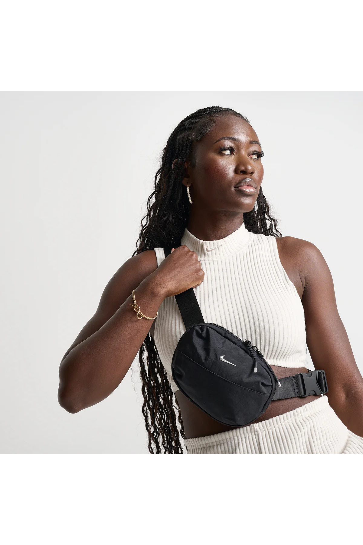 Nike Aura Waistpack 2 Litre Kapasiteli Siyah Kadın Bel Çantası