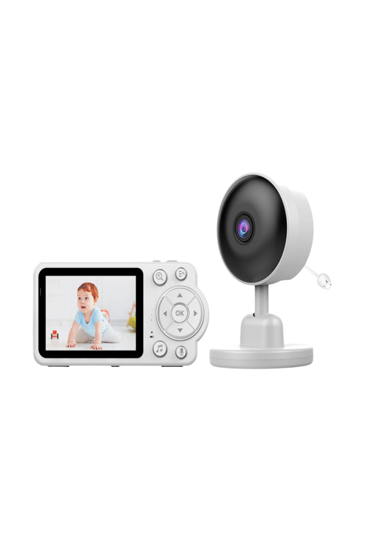 buyx Yakınlaştırma Özellikli Gece Görüşlü Bebek İzleme Kamerası - BUYX5773-2092 fotoğrafı 2 (önizleme)