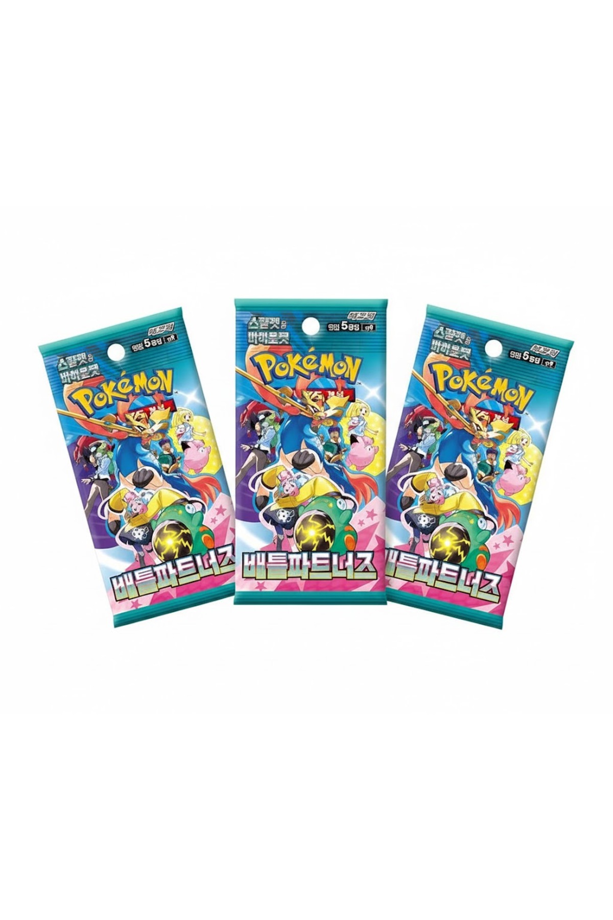 Pokemon TCG Journey Together Battle Partners Korean Original 3 Booster Packs,  Contains 15 Cards price in Dubai, UAE | Compare Prices