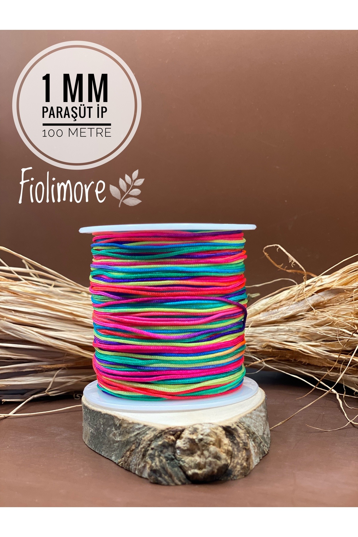 Parachute Rope Mixed Color 1 mm 1st Quality (1 Coil 45 Meters) Jewelry Bracelet Rope