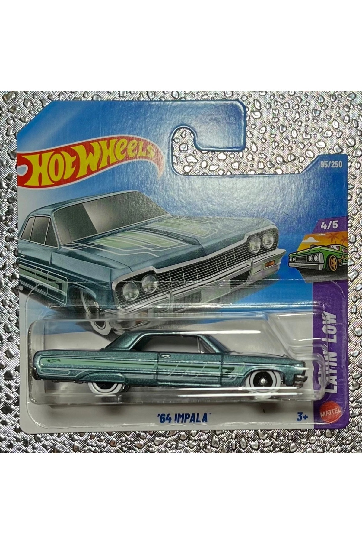 HOT WHEELS '64 Impala 95/250 4/5 HW Art Cars Lowrider Koleksiyon