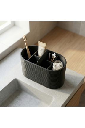 comes DEVA II Serisi - Yatay Oluklu Geniş Hacimli Banyo Düzenleyici & Organizer