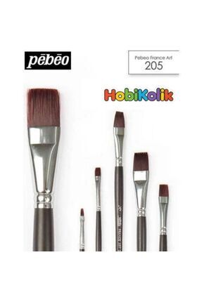 Hobikolik Pebeo Akriklik ve Yağlı Boya Fırçası Sentetik Kıl Düz Kesik Seri 20...