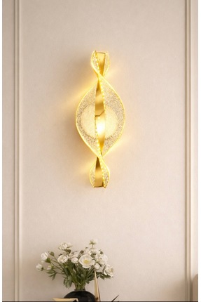 Buiva Luxury Pilli Duvar Aplik French Gold Kaplama Şık Görsellik Katar