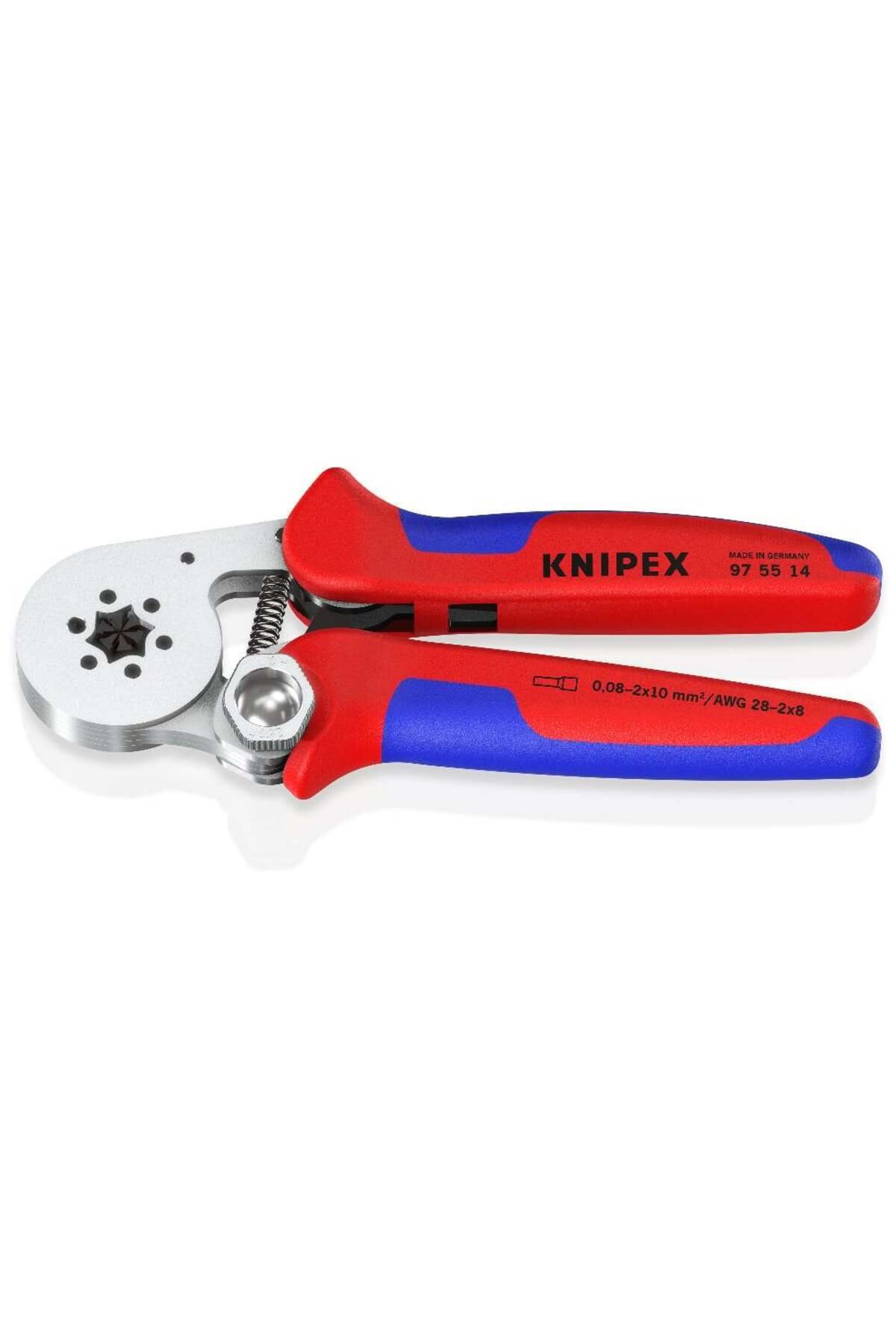 Knipex 97 55 14 Kablo Yüksük Sikma Kendiliğinden Ayarlanabilen