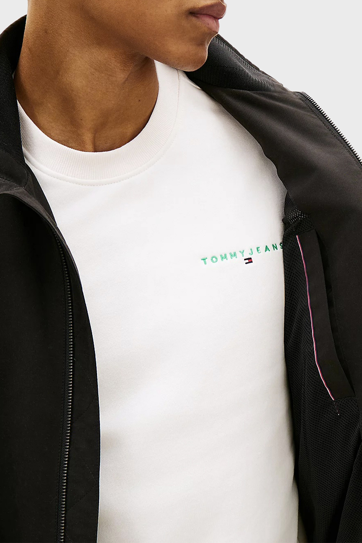 Tommy Jeans Regular Fit Logolu Dik Yaka Mont Erkek MONT DM0DM22720 BDS görsel 6