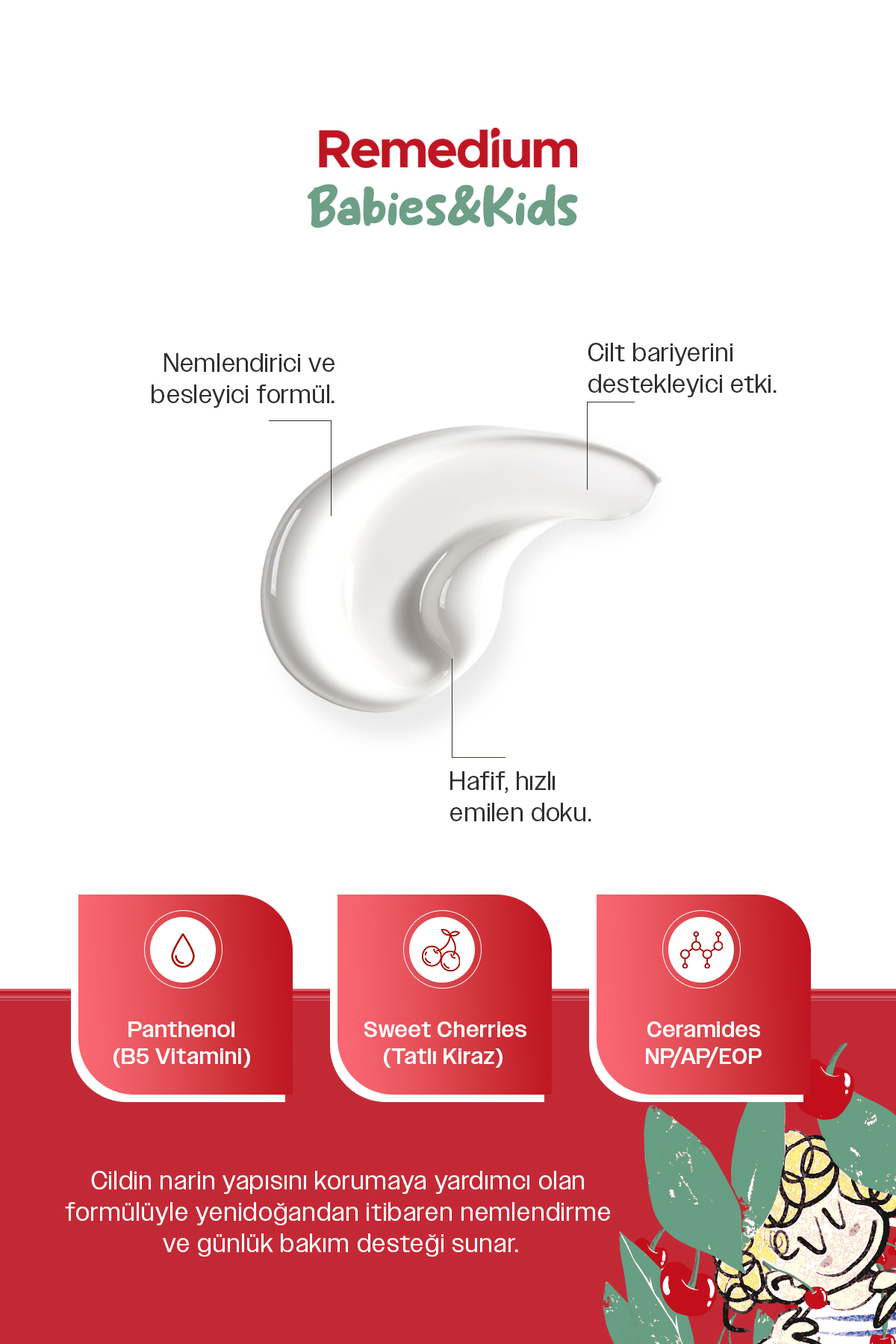ya da multicosmetics Remedium Babies & Kids Yüz ve Vücut Nemlendirici Losyonu, Vegan, 150 ml fotoğrafı 3 (önizleme)